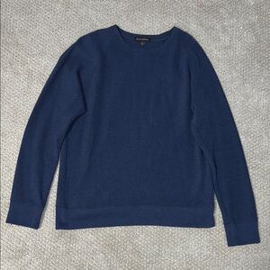 Banana Republic Men's Blue Navy Crewneck Sweater Sz L